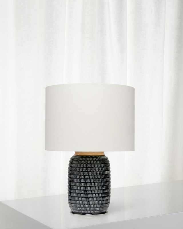 Graham Table Lamp, Dark Navy