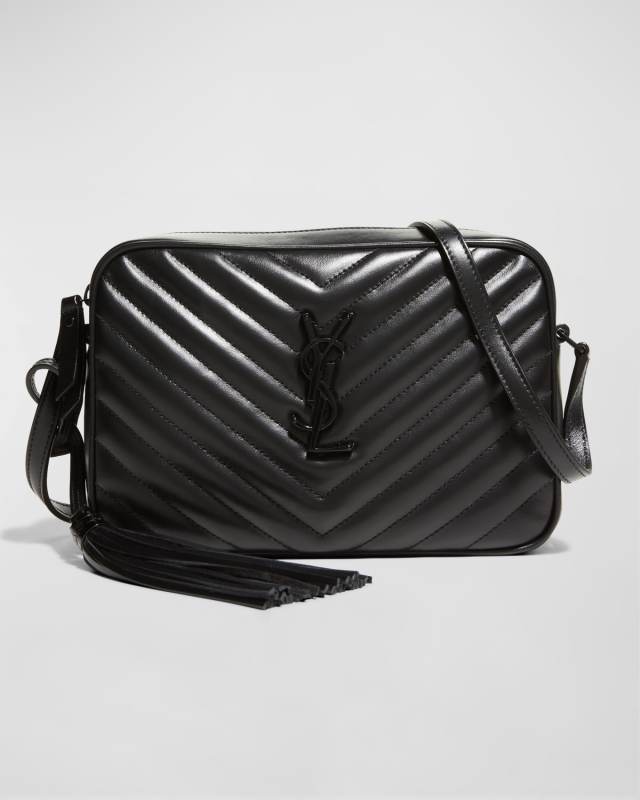 Lou Medium Monogram YSL Calf Crossbody Bag