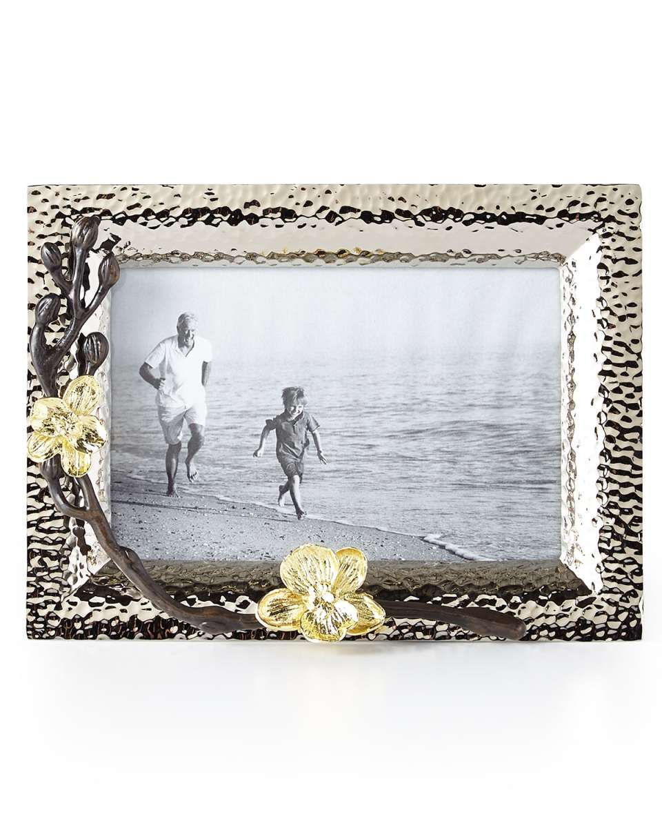 Gold Orchid 4" x 6" Picture Frame