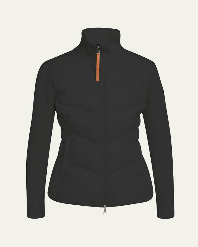 Puffer Knit Cardigan