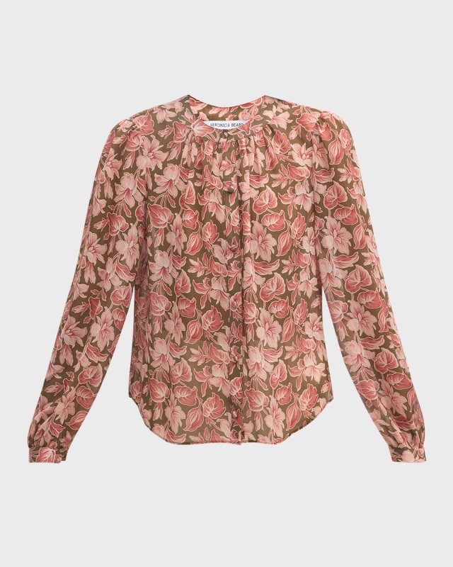 Ashlynn Floral Long-Sleeve Top