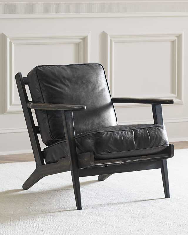 Brooks Leather Lounge Chair