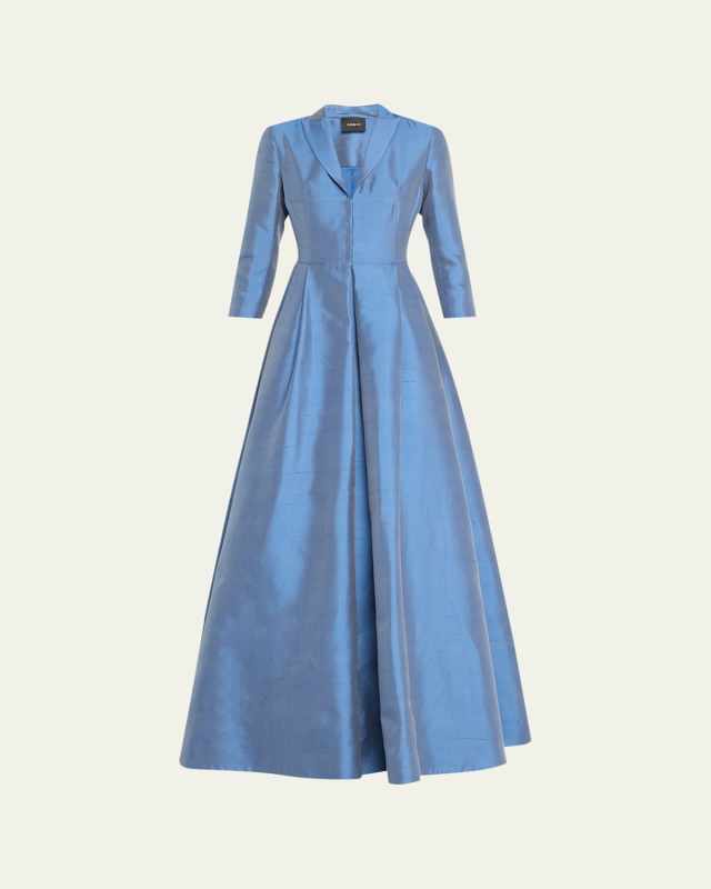 Shiny Coat Gown