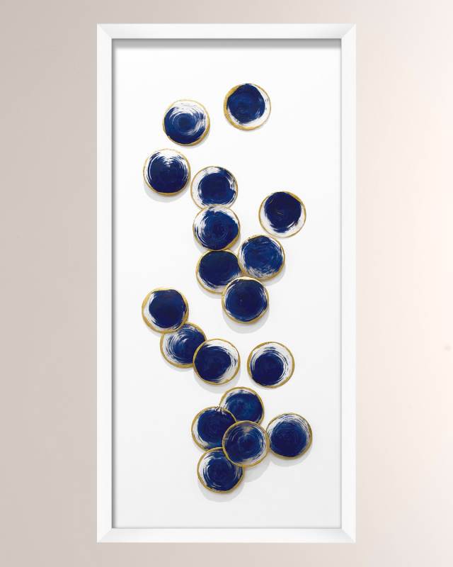 "Blue Capiz Cascade 2" Giclee Print