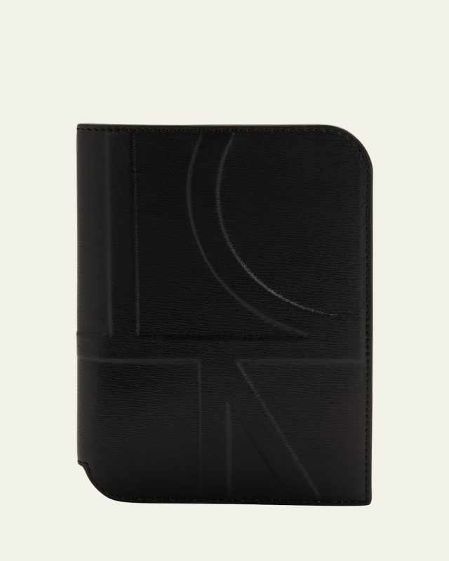 Monogram Leather Passport Holder