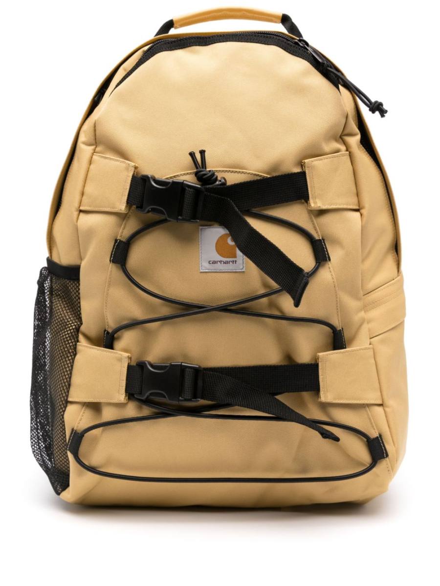 Kickflip logo-patch backpack