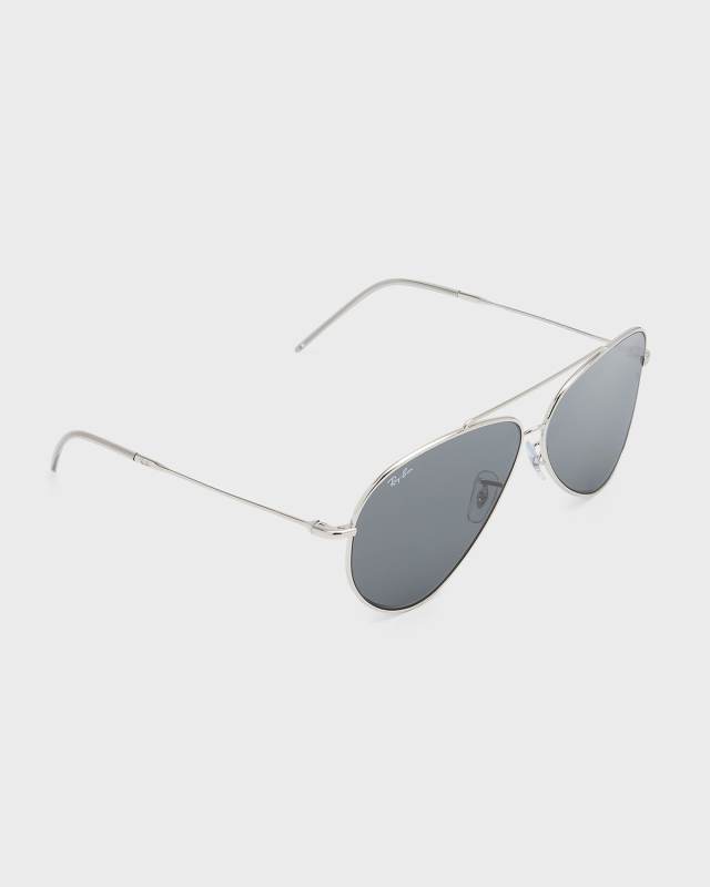RBR0101S Aviator Reverse Sunglasses, 62MM