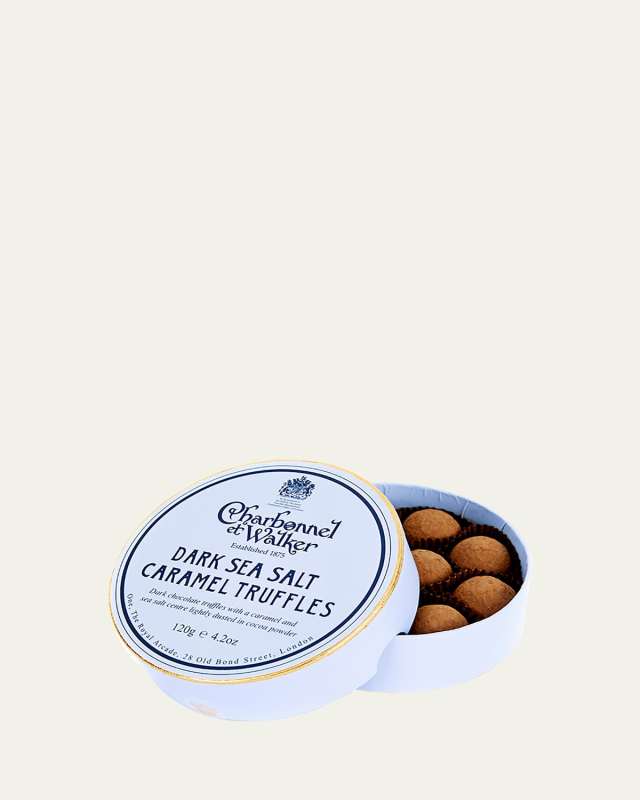 Dark Sea Salt Caramel Truffles