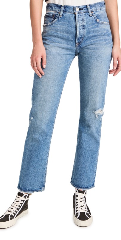 MOUSSY VINTAGE Mv Loews Straight Jeans Blue