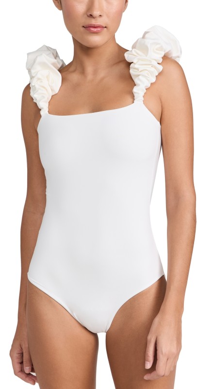 Maygel Coronel Denise One Piece Off Whit