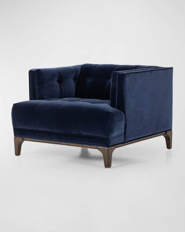 Dylan Velvet Club Chair