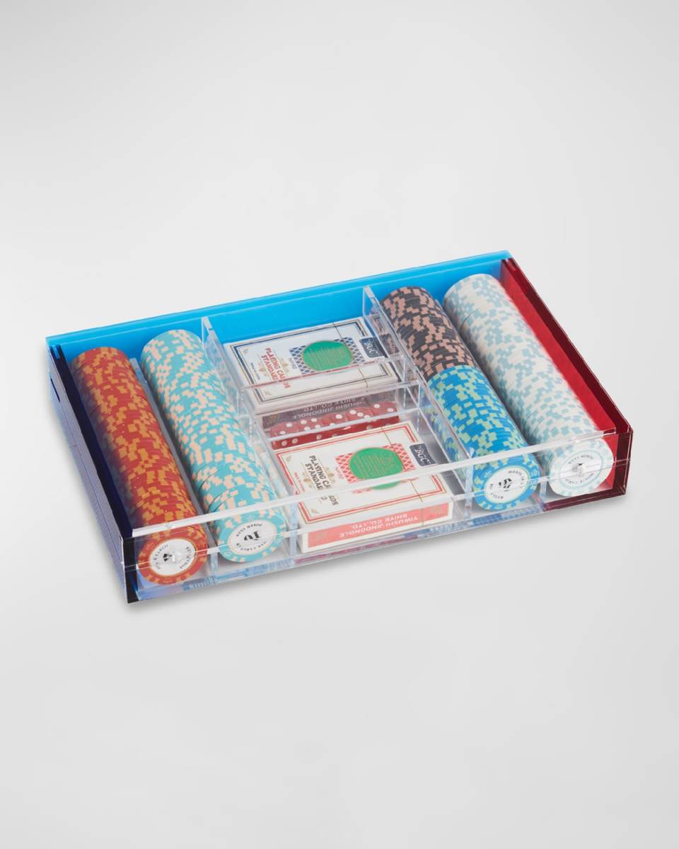 Dylan Acrylic Poker Set