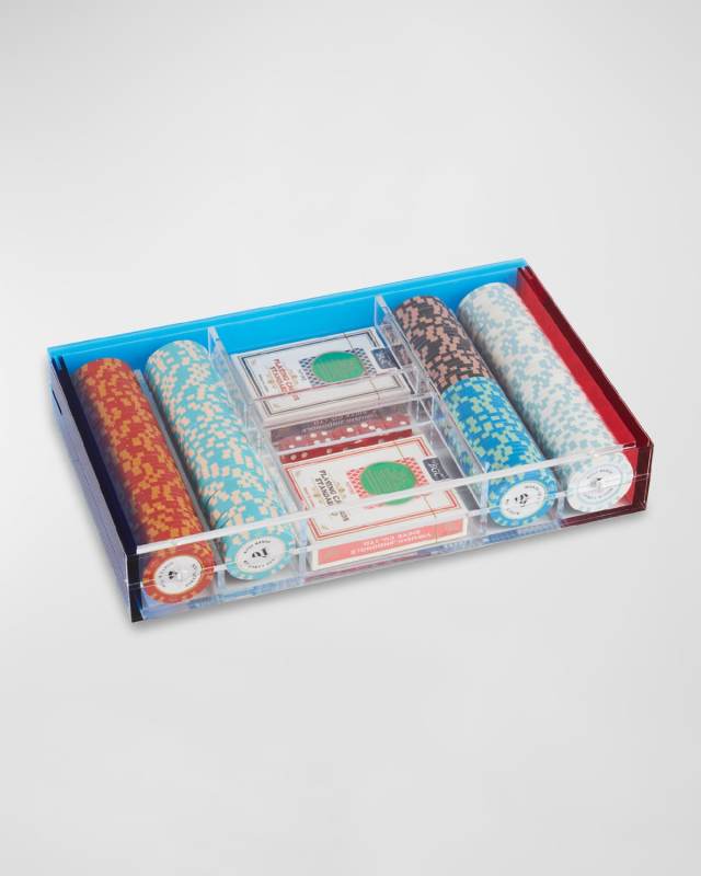 Dylan Acrylic Poker Set