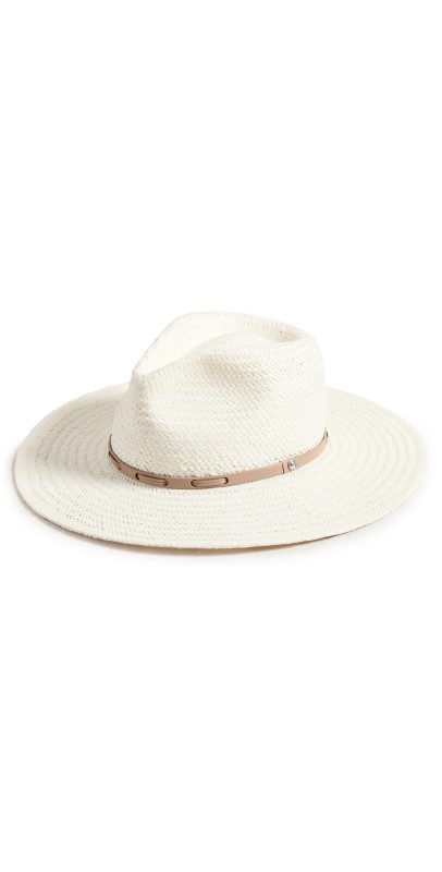 rag & bone Lexie Wide Brim Fedora Ivory