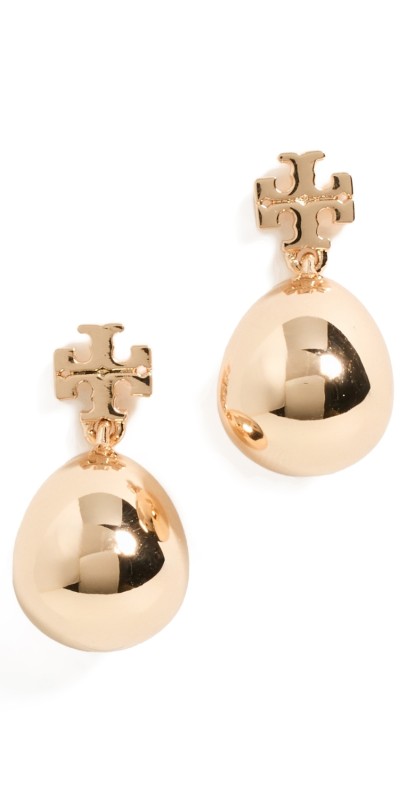 Tory Burch Small Kira Drop Earrings Tory Gold