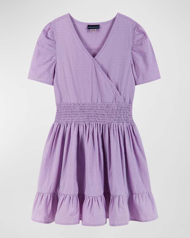 Girl's Swiss Dot Dress, Size 7-16