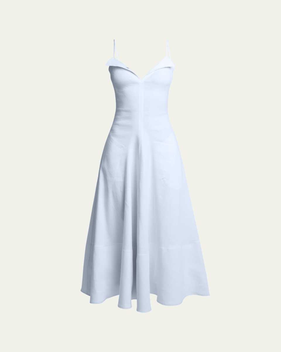 Ruby Eco Stretch Linen-Blend Dress