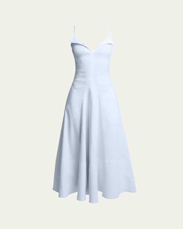 Ruby Eco Stretch Linen-Blend Dress
