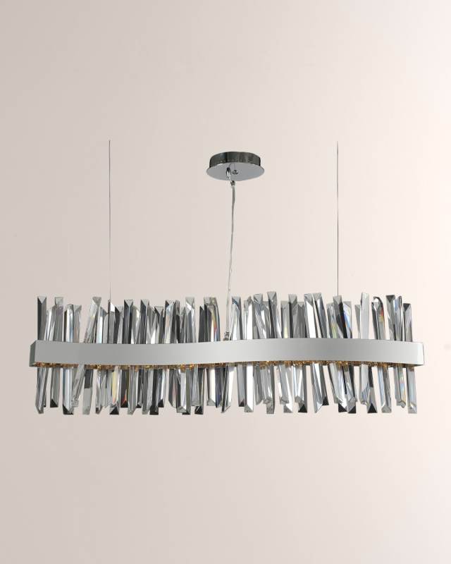 Glacier 42" LED Wave Island Light