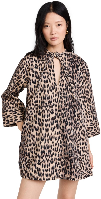 BAUM UND PFERDGARTEN Abi Dress Brown Baum Leopard
