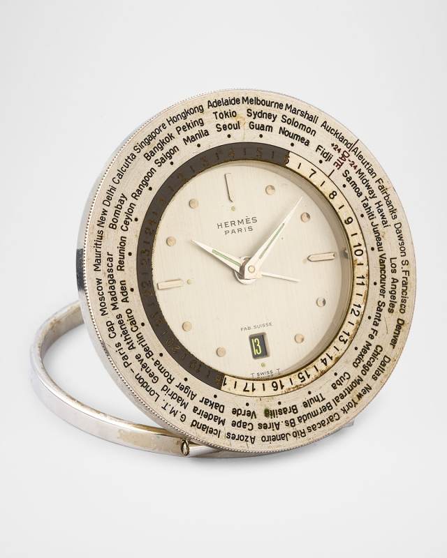 Hermes Vintage Desk Clock