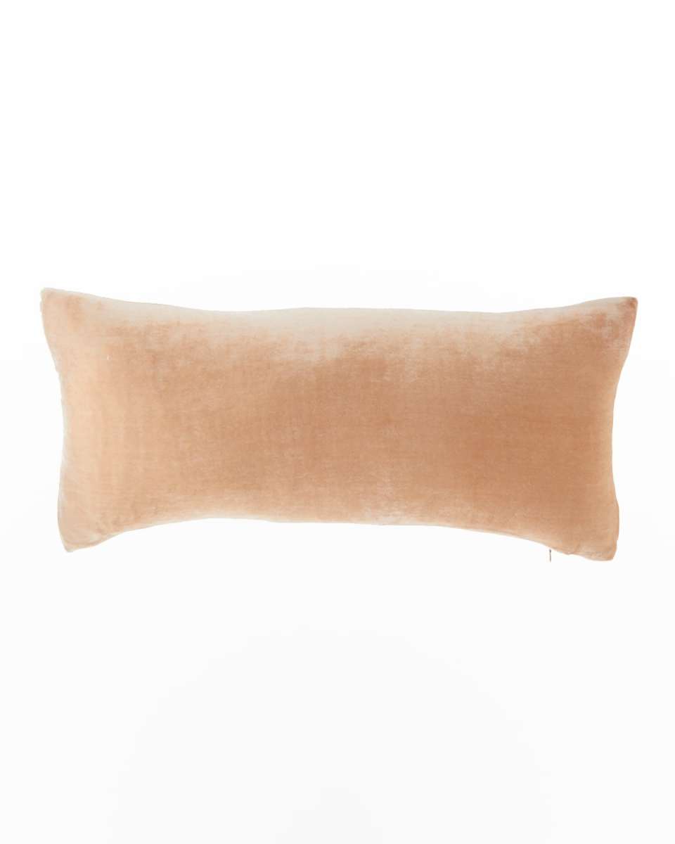 Vintage Velvet Nude 12" x 25" Plain Pillow