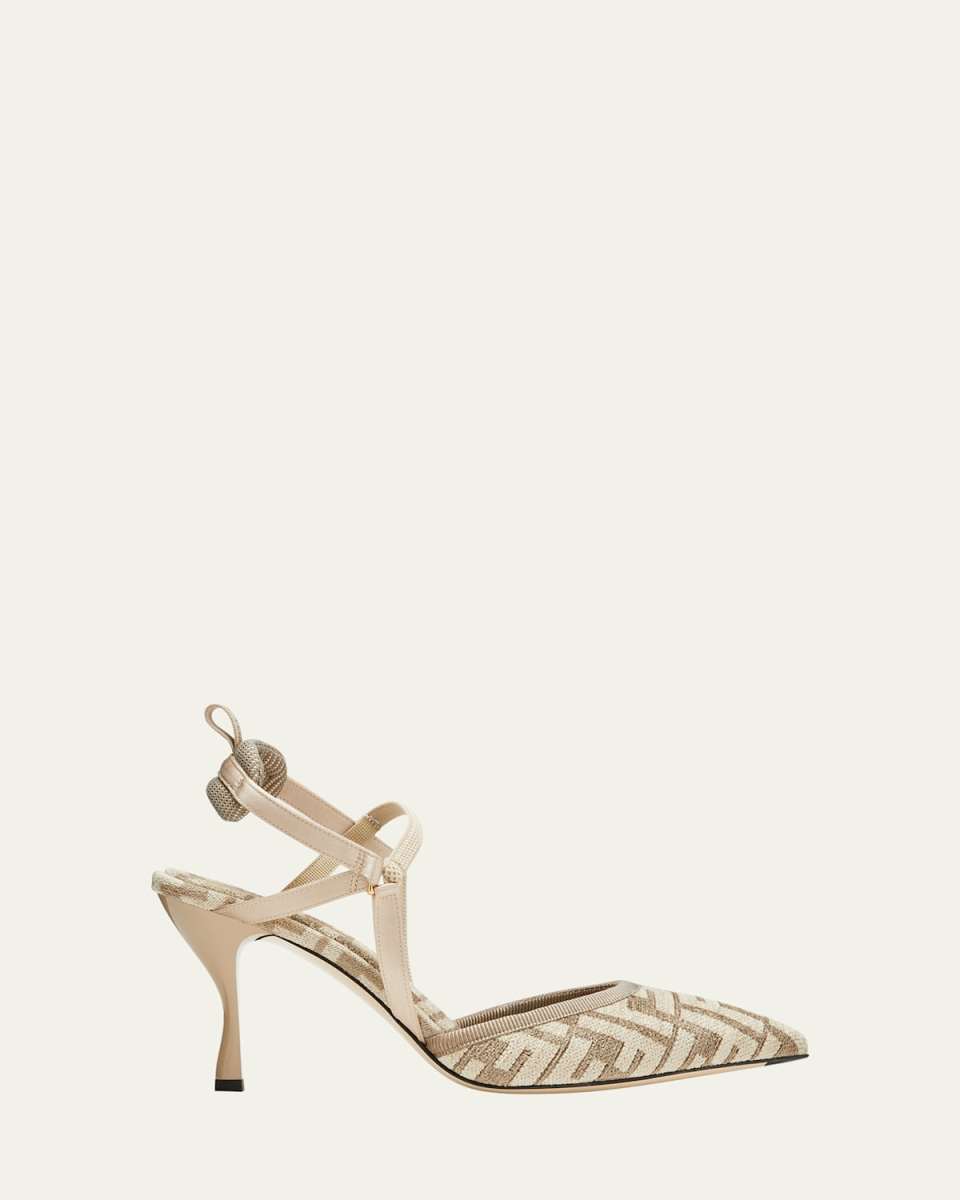 Colibri Mesh Slingback Pumps