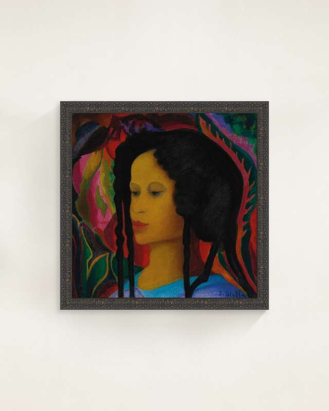 "Barbados" Framed Giclee by Joseph Stella, 30" Square