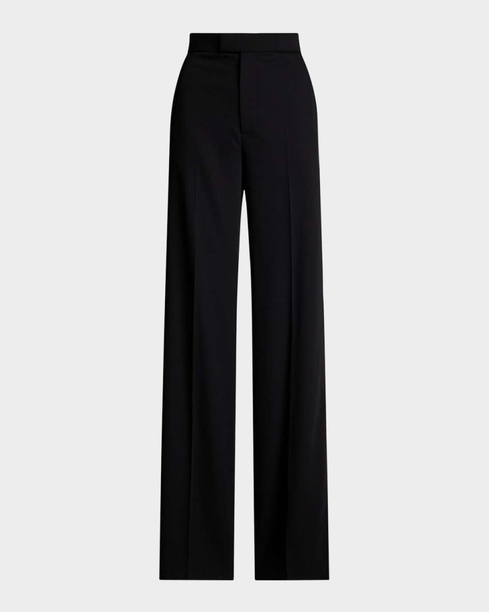 Dean Velvet Straight-Leg Trousers