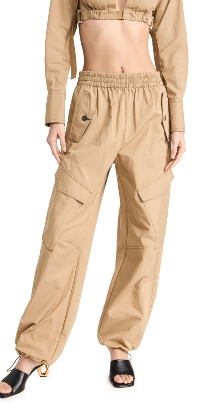 Dion Lee Latch Cargo Pants Khaki