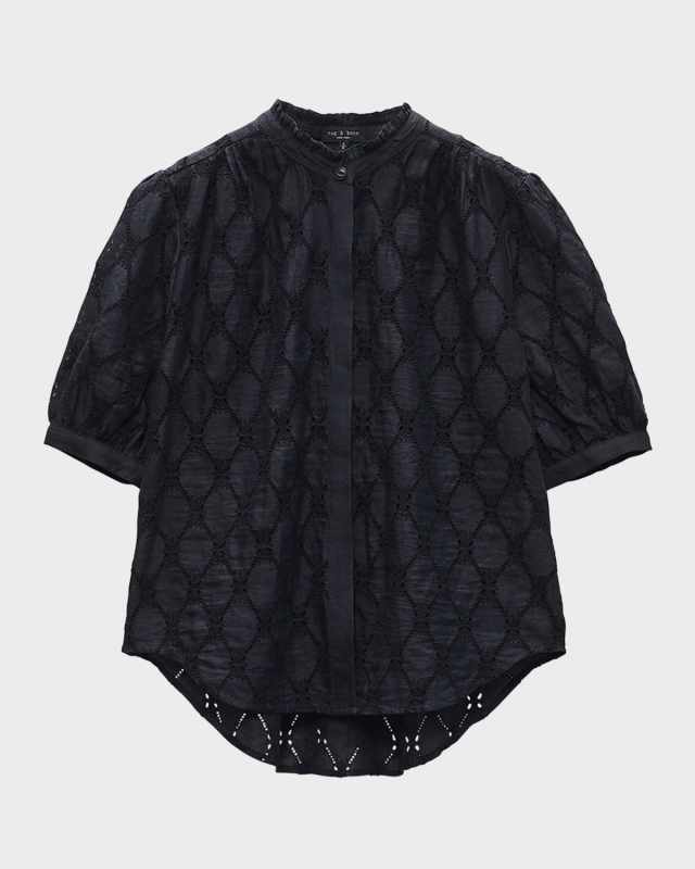 Jordan Eyelet Embroidered Top