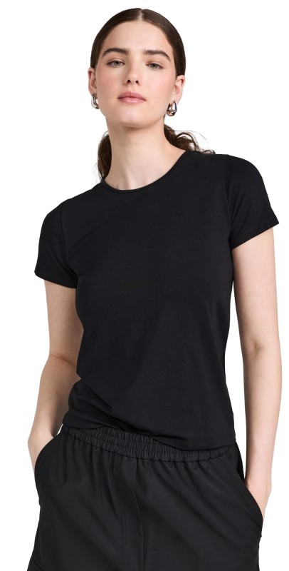 Another Tomorrow Fitted Tee Black