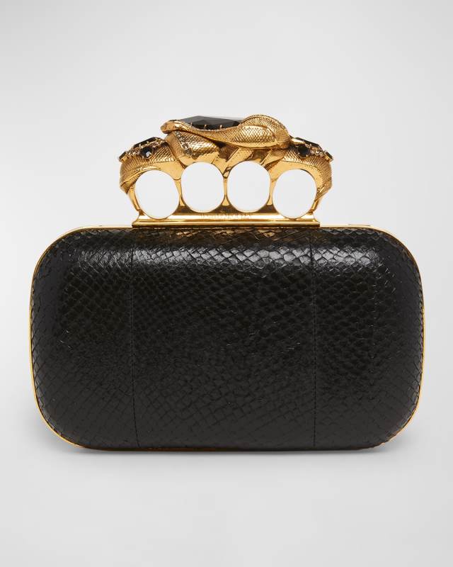 The Snake Four-Ring Clutch Bag
