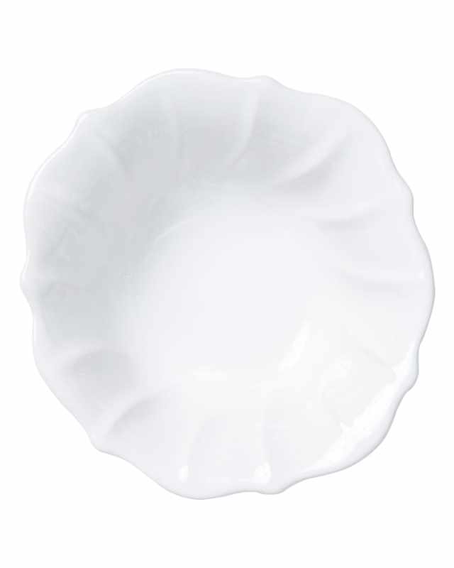 Incanto Stone Ruffle Cereal Bowl, White