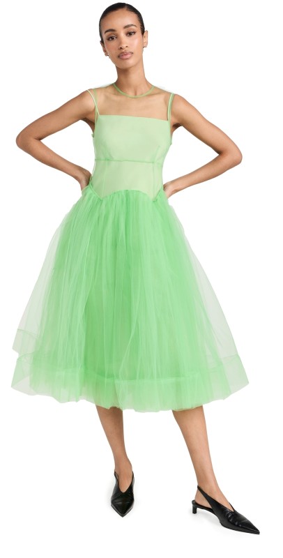 Sandy Liang Mez Dress Mint