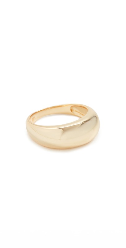 SHASHI Dominique Ring Gold Gold