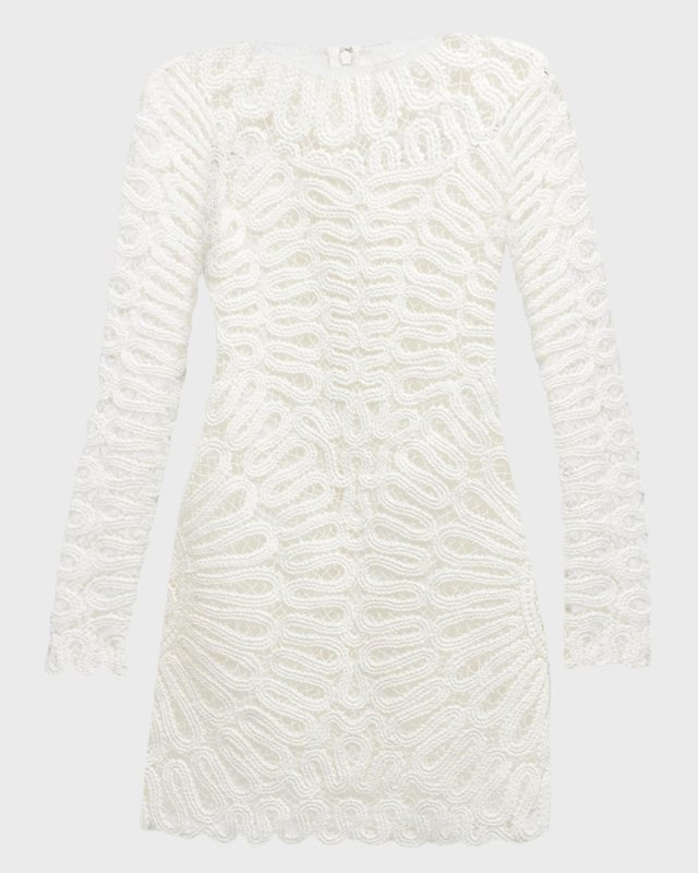 Mccall Cage Crochet Mini Dress