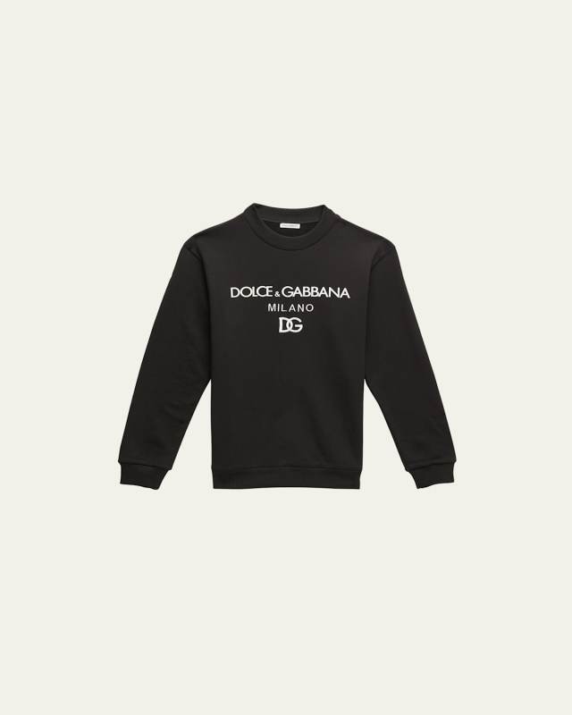 Boy's DG Logo Sweatshirt, Size 8-12