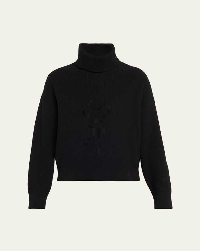 Cashmere Ribbed Turtleneck