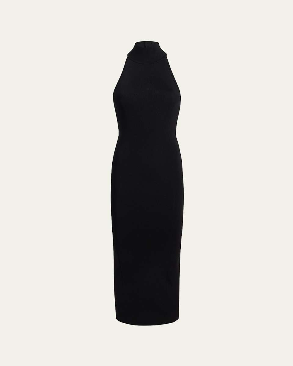 Suzanne Knit Halter Midi Dress
