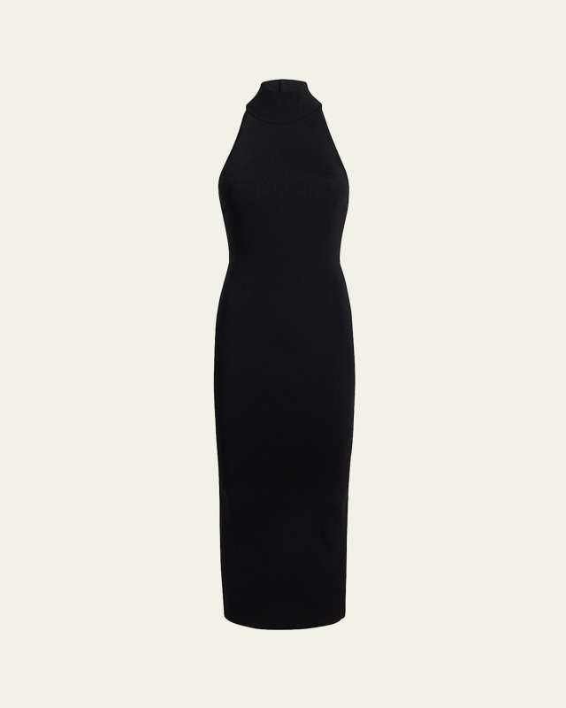 Suzanne Knit Halter Midi Dress