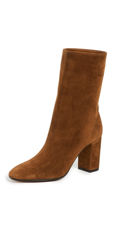 Aquazzura 85mm Boogie Booties Cinnamon