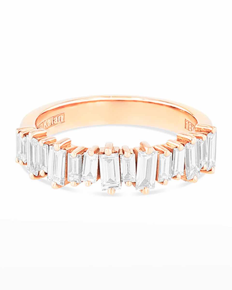 18k Diamond New Classic Half-Band Ring