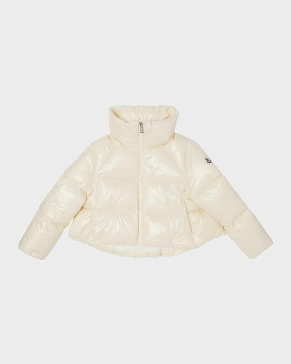 Girl's Breteuil Cropped Puffer Jacket, Size 4-