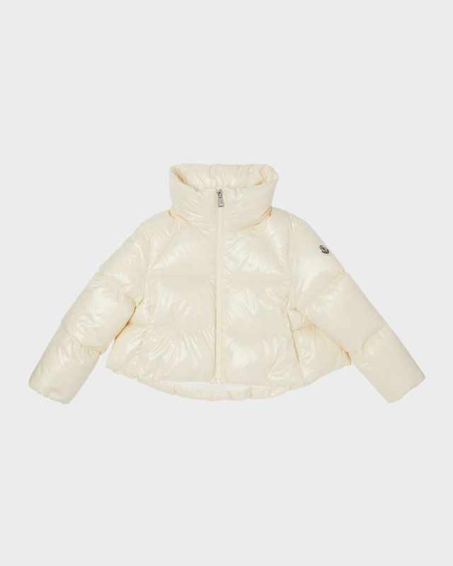 Girl's Breteuil Cropped Puffer Jacket, Size 4-