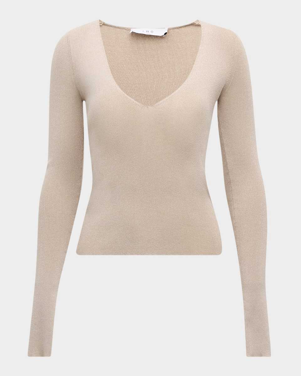 Affa Knit V-Neck Top