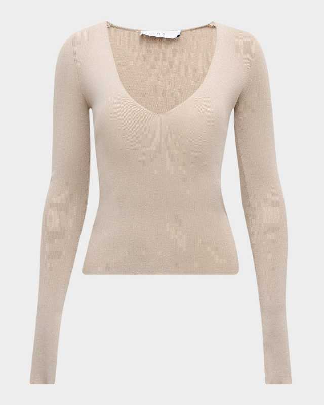 Affa Knit V-Neck Top