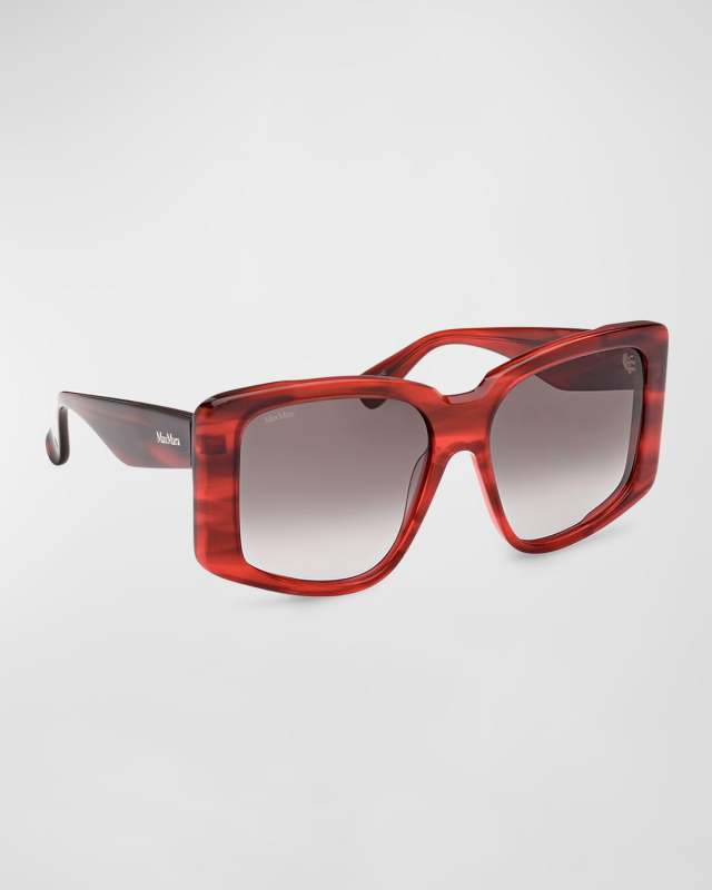 Glimpse Oversized Acetate Butterfly Sunglasses