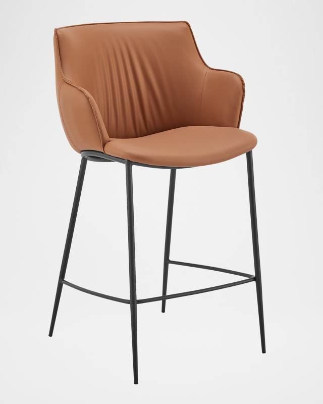 Ronja Vegan Leather 25" Counter Stool