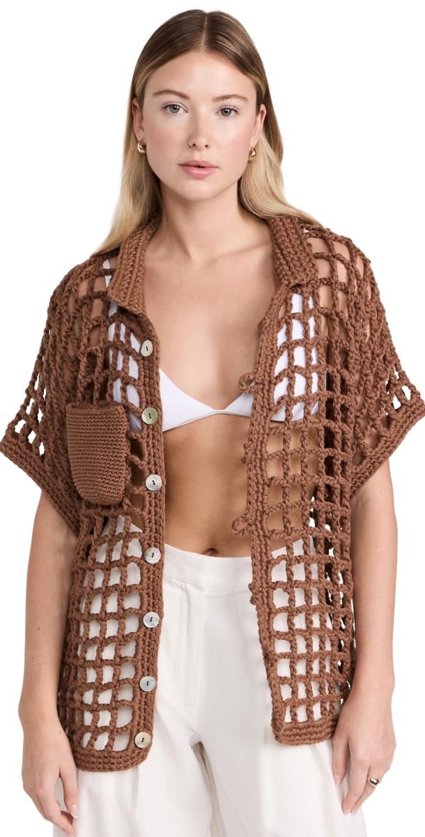Nia Thomas Sessa Shirt Tawny Brown